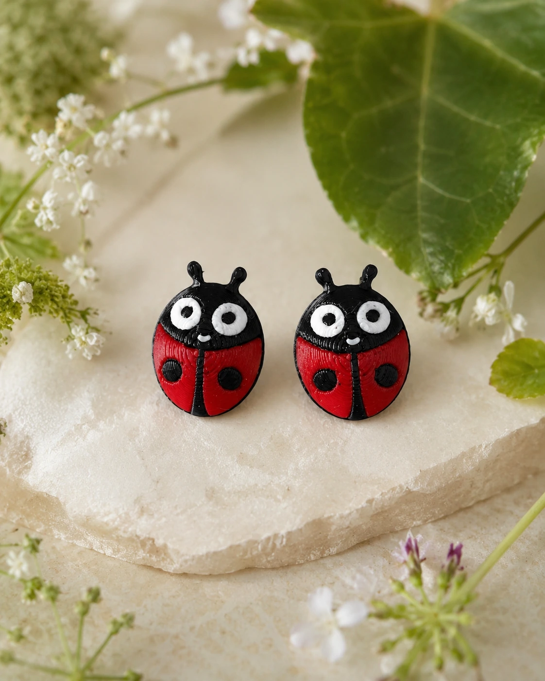 Pendientes de mariquita de la colección Garden de PoisonLily