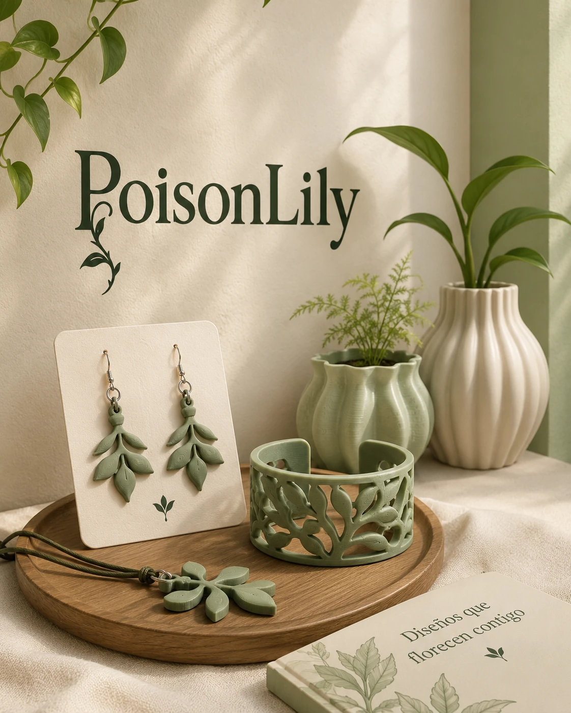 Complementos PoisonLily fabricados mediante impresión 3D
