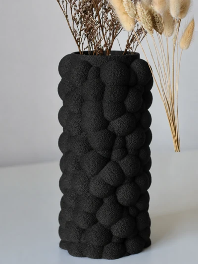 Puffra en Negro Carbon