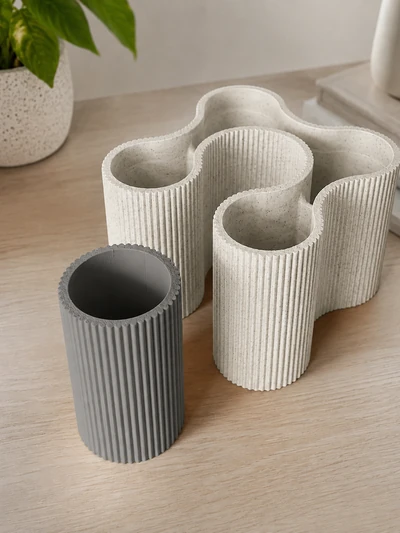 Snoova Compact en Grande Marmol Blanco - Pequena Gris Piedra