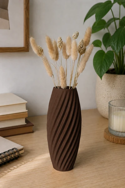 Texturia Spiral en Chocolate Oscuro