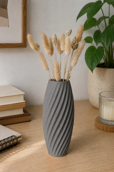 Texturia Spiral en Gris Piedra